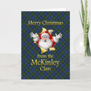 Cartes Pour Fêtes Annuelles Joyeux Noël du clan McKinley