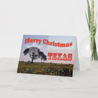 Cartes Pour Fêtes Annuelles Joyeux Noël du Texas