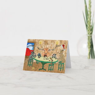 Cartes Pour Fêtes Annuelles Joyeux Noël du Texas