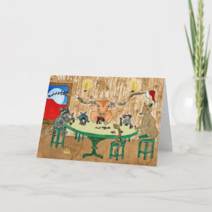 Cartes Pour Fêtes Annuelles Joyeux Noël du Texas