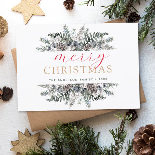 Cartes Pour Fêtes Annuelles Joyeux Noël Dusty Bleu Vacances