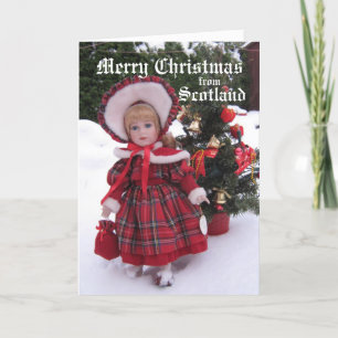 Cartes Pour Fêtes Annuelles Joyeux Noël écossais                  ...