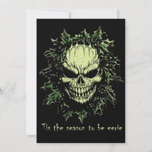 Cartes Pour Fêtes Annuelles Joyeux Noël Éffrayant Horreur gothique