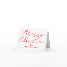 Joyeux Noël Élégante Calligraphie Script Vacances