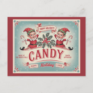 Cartes Pour Fêtes Annuelles Joyeux Noël Elf