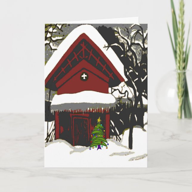Cartes Pour Fêtes Annuelles Joyeux Noël en japonais (Devant)