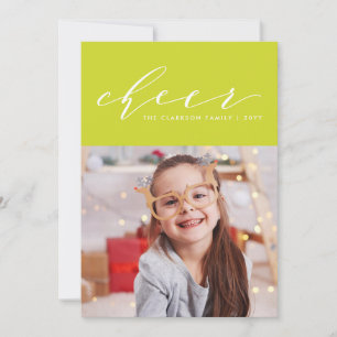 Cartes Pour Fêtes Annuelles Joyeux Noël en une photo lumineuse