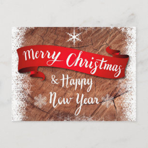 Cartes Pour Fêtes Annuelles Joyeux Noël et Bonne Année