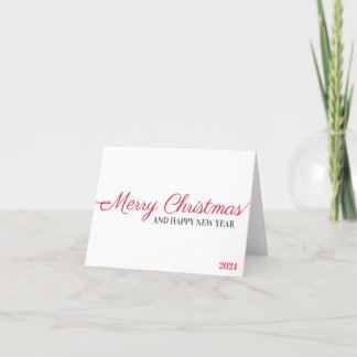 Cartes Pour Fêtes Annuelles Joyeux Noël et Bonne Année