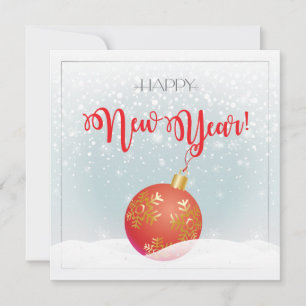 Cartes Pour Fêtes Annuelles Joyeux Noël et Bonne Année ! neige en 2026