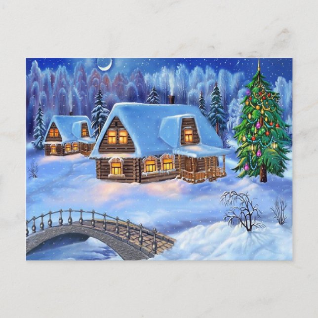 Cartes Pour Fêtes Annuelles joyeux noël et heureux nouvel an (Devant)