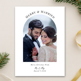 Cartes Pour Fêtes Annuelles Joyeux Noël et mariage photo Arche
