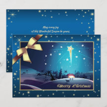 Joyeux Noël. Étoile de Bethléem