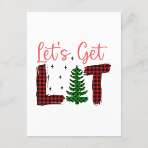 Cartes Pour Fêtes Annuelles Joyeux Noël Faisons Lit Noël