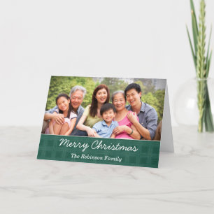 Cartes Pour Fêtes Annuelles Joyeux Noël Famille Maman Papa Photo Personnaliser