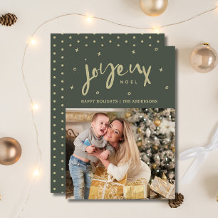 Cartes Pour Fêtes Annuelles Joyeux Noel Famille Photo Noël