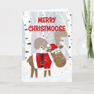 Cartes Pour Fêtes Annuelles Joyeux Noël Festif Oie
