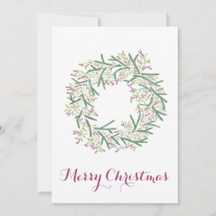 Cartes Pour Fêtes Annuelles Joyeux Noël, fleurs de Noël