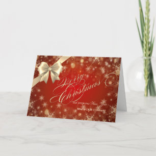 Cartes Pour Fêtes Annuelles Joyeux Noël , Flocons de neige ,Salutation d'entre