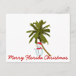 Cartes Pour Fêtes Annuelles Joyeux Noël Floride
