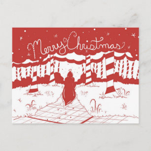 Cartes Pour Fêtes Annuelles Joyeux Noël - Forêt Sucre de canne