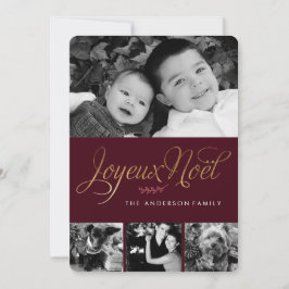 Cartes Pour Fêtes Annuelles Joyeux Noel Français Noël