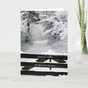Cartes Pour Fêtes Annuelles Joyeux Noël French Christmas card