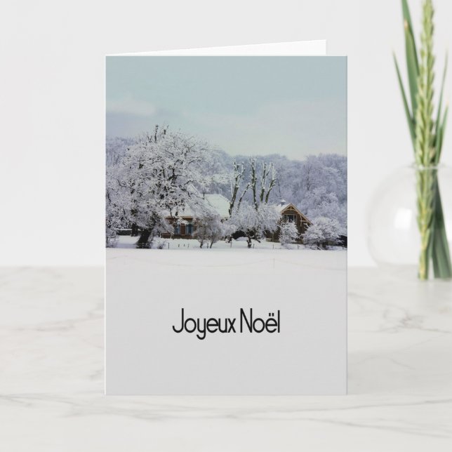 Cartes Pour Fêtes Annuelles Joyeux Noël French Christmas card (Devant)