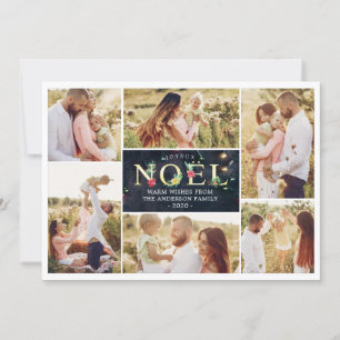 Cartes Pour Fêtes Annuelles Joyeux Noel French Modern Christmas Photos Collage