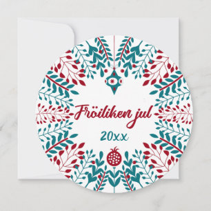 Cartes Pour Fêtes Annuelles Joyeux Noël, Frison septentrional Merry Christmas