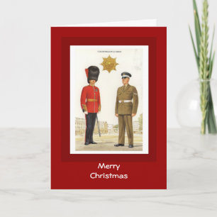 Cartes Pour Fêtes Annuelles Joyeux Noël, gardes de Coldstream