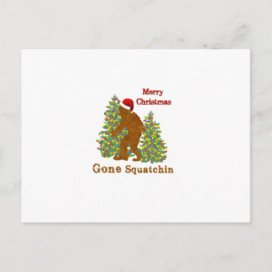 Cartes Pour Fêtes Annuelles Joyeux Noël Gone Squatchine