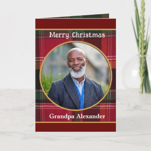 Cartes Pour Fêtes Annuelles Joyeux Noël Grands-parents Photo Fêtes Personnalis