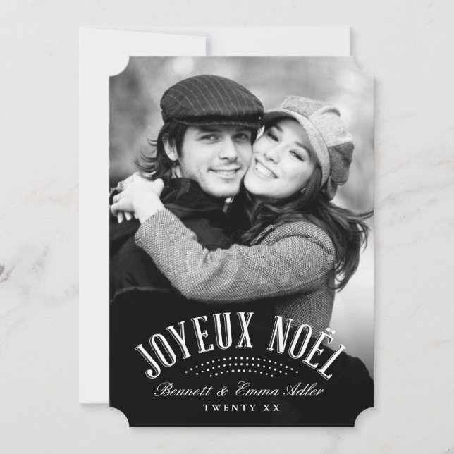 Cartes Pour Fêtes Annuelles Joyeux Noel Holiday (Devant)