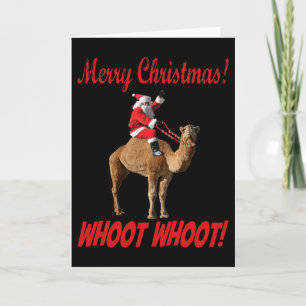 Cartes Pour Fêtes Annuelles Joyeux Noël Hump Day Père Noël & Camel