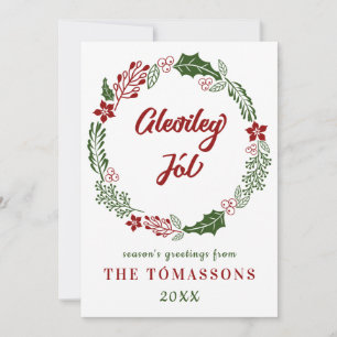 Cartes Pour Fêtes Annuelles Joyeux Noël islandais, Coutume