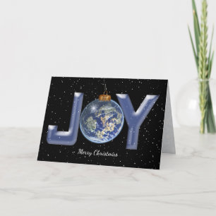 Cartes Pour Fêtes Annuelles Joyeux Noël Joie monde en noir