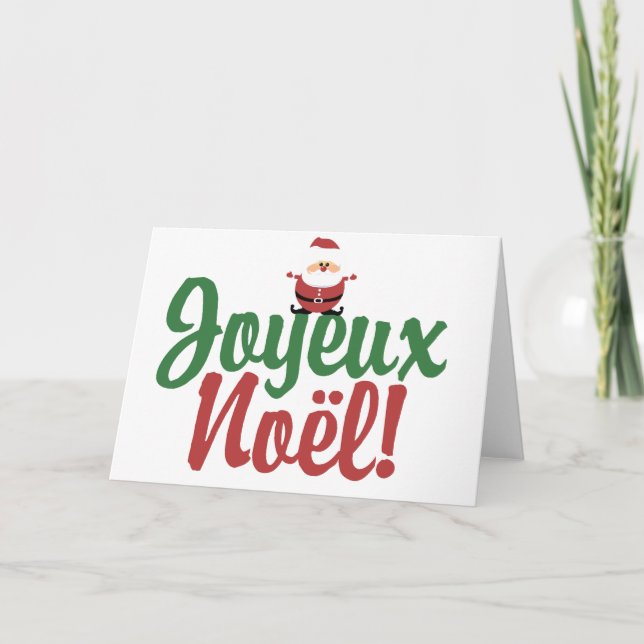 Cartes Pour Fêtes Annuelles Joyeux Noel Joyeux Noël (Devant)