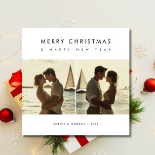 Cartes Pour Fêtes Annuelles Joyeux Noël Joyeux Nouvel An Photo Nautique