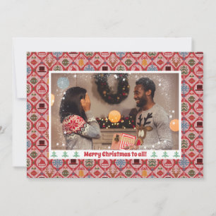 Cartes Pour Fêtes Annuelles Joyeux Noël l Doux moche l Photo