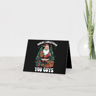 Cartes Pour Fêtes Annuelles Joyeux Noël, les gars du Père Noël