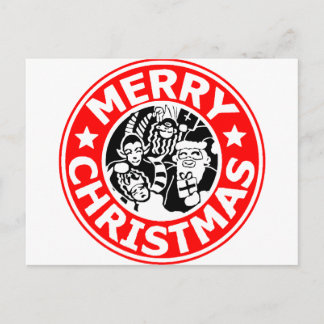 Cartes Pour Fêtes Annuelles Joyeux Noël Logo Krampus