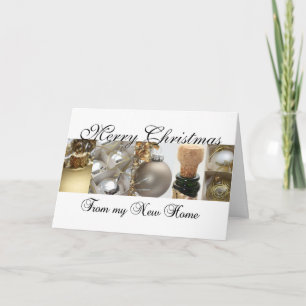 Cartes Pour Fêtes Annuelles Joyeux Noël - Ma nouvelle adresse Noël Collage