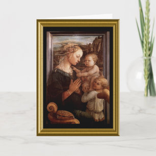 Cartes Pour Fêtes Annuelles Joyeux Noël - Madonna & Child