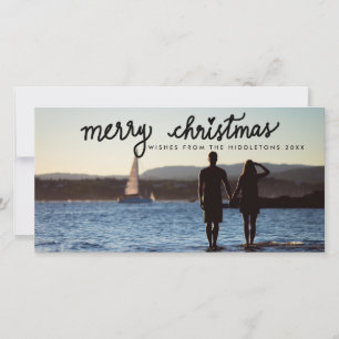 Cartes Pour Fêtes Annuelles Joyeux Noël manuscrit Jour férié