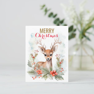 Cartes Pour Fêtes Annuelles Joyeux Noël mignonne Cher Cher hiver drôle