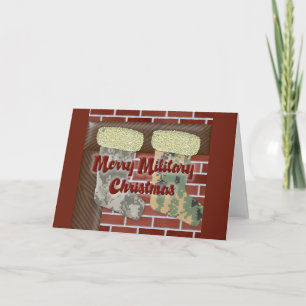Cartes Pour Fêtes Annuelles Joyeux Noël militaire