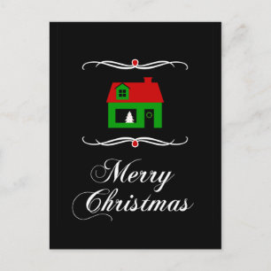 Cartes Pour Fêtes Annuelles joyeux noël (mod home)