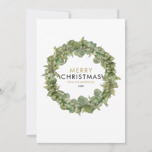 Cartes Pour Fêtes Annuelles Joyeux Noël moderne Joyeux jardin