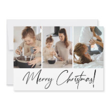 Joyeux Noël moderne Script Parent Enfant Photos